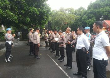 Tegakkan Disiplin Anggota, Propam Polres Gianyar Laksanakan Gaktibplin di Polsek Sukawati