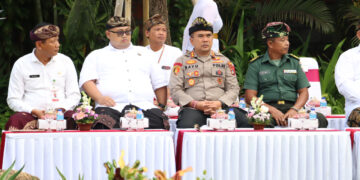 Kapolres Gianyar Hadiri Pelantikan Sekretaris Daerah Kabupaten Gianyar