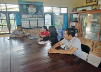 Bhabinkamtibmas Kelurahan Samplangan Sambangi PPS