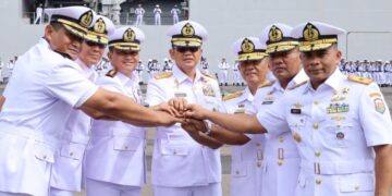 Pangkoarmada II Pimpin Sertijab Tiga Jabatan Strategis di Jajaran Koarmada II