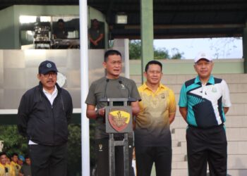 Perkuat Sinergitas, Kodam IX/Udayana dan Polda Bali Gelar Olahraga Bersama