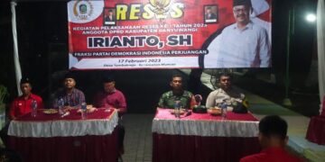 Hadir di Desa Tambakrejo, Irianto Anggota DPRD Banyuwangi fraksi PDIP Siap Perjuangkan Aspirasi Konstituennya
