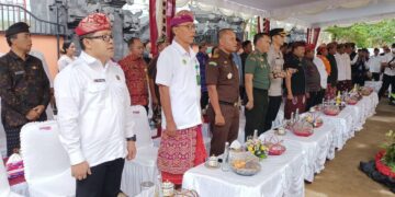 Kapolres Bangli Hadiri Peresmian Kantor BPN Kabupaten Bangli