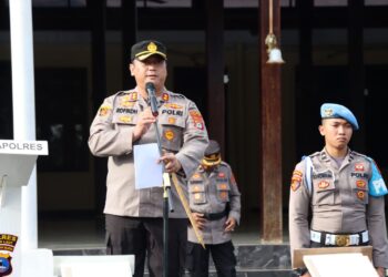 Pimpin Sertijab 2 Kapolsek, Kapolres Tanah Laut Sampaikan Pesan Ini..!