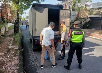 Jaga Kondusifitas Kamtibmas Jelang Hari Raya Nyepi, Polsek Ubud gelar Giat Cipkon