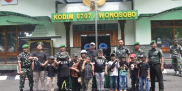 Kodim 0707/Wonosobo Mendapat Kunjungan Generasi Bangsa Tanamkan Kedisiplinan