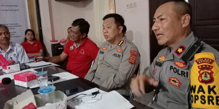Waka Polres Bangli Menghadiri Kegiatan Monev UPP Propinsi Bali
