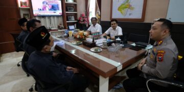 Kunjungan Bawaslu Kota Kediri ke Mapolres Kediri Kota di Sambut Hangat Kapolres