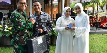 Dandim 0825 Hadiri Acara Pisah Sambut Danlanal Banyuwangi di Pendopo Sabha Swagata Blambangan Banyuwangi