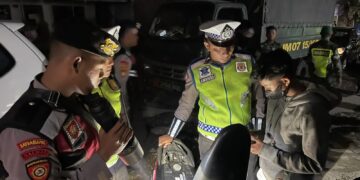 Antisipasi Pekat dan Kejahatan Jalanan, Polres Kendal Bersama Kodim 0715 Kendal Gelar Patroli Skala Besar