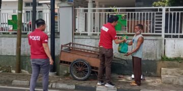Satreskrim Polres Wonosobo Berbagi Paket Sembako di Bulan Penuh Berkah