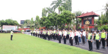 Kapolres Gianyar Pimpin Apel Kesiapan Kegiatan Rutin Yang Ditingkatkan (KRYD)