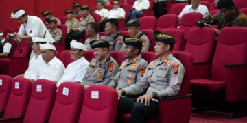 Kapolres Klungkung Ikuti Analisa Evaluasi (Anev) Pengamanan Karya IBTK Pura Besakih