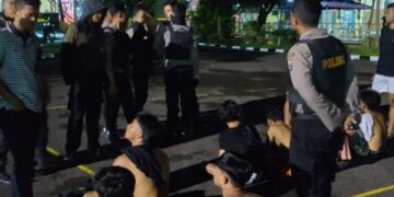 Tim Sakera Bentukan Polres Sampang Amankan 10 Remaja Pelaku Tawuran Jelang Sahur