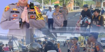 Jum’at Curhat Kapolres Karangasem di Pelabuhan Padangbai