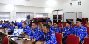 Plh. Sekda Ir. Hasan Heri Pimpin Rakor Kesiapan Daerah Jelang Hari Raya Idul Fitri 1444 H
