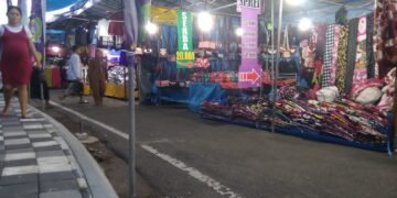 H – 3 Lebaran, Pasar Ramadhan 2023 di Area Taman Belambangan Masih Sepi Pengunjung