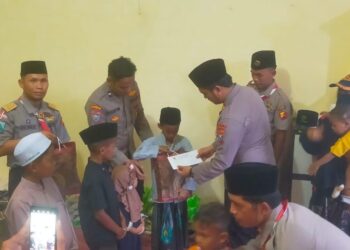 Jelang Lebaran, Polsek Banyuates dan Saka Bhayangkara Santuni Anak Yatim dan Buka Puasa Bersama