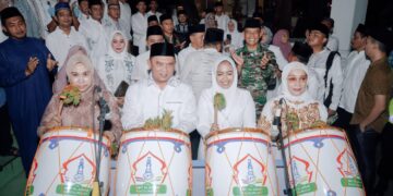 Sambut Idul Fitri, Pemkab Labuhanbatu Gelar Pawai Takbir