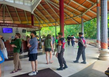 Polsek Ubud Gelar Patroli Dialogis Sasar Objek Wisata Monkey Forest
