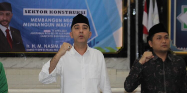 Sosialisasi Sektor Konstruksi, “Membangun Negeri dan Membangun Masyarakat Bersama Nasim Khan Indonesia”