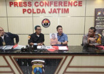 PRESS RELEASE ! Polda Jatim Ungkap Kasus Pelanggaran UU ITE Dengan Korban PMI Hong Kong