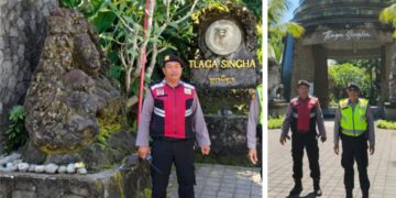 Pastikan Keamanan Pengunjung yang Liburan Idul Fitri 1444 H, Polsek Sukawati Pertebal Pengamanan Obyek Wisata