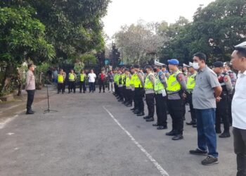 Polsek Sukawati, Gelar Apel Siaga Dalam Rangka Amankan Perayaan Hari Buruh Nasional