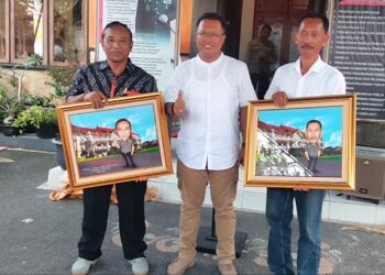 Kapolsek Gianyar Gelar Acara Pelepasan Anggota yang Memasuki Masa Purnabhakti