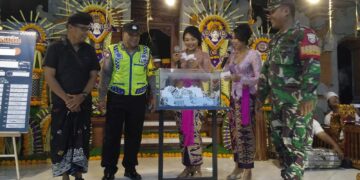 Babinsa Desa Guwang Hadir Dalam Acara Penarikan Undian Berhadiah
