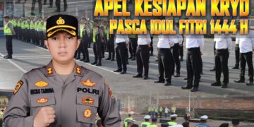 Polres Karangasem Apel Kesiapan KRYD Pasca Hari Raya Idul Fitri 1444 H