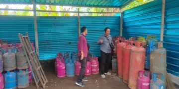 Unit Intelkam Monitoring Harga dan Ketersediaan Gas LPG di daerah Bangli
