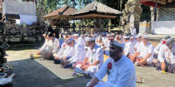 Waka Polres Bangli Hadiri Sembahyang Bersama dalam Rangka HUT Kota Bangli