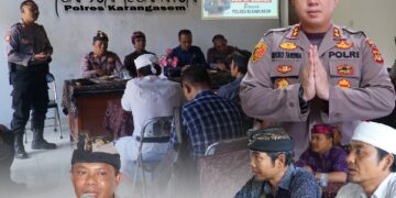 Jum’at Curhat, Polres Karangasem Datangi Kantor Desa Tenganan