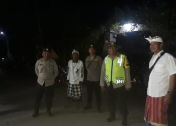 Sinergitas Polsek Rendang dan Pecalang Dalam Melaksanakan Pengamanan di Desa Adat