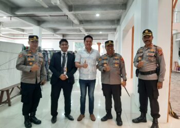 Kapolres Gianyar Pimpin Pengamanan Kunjungan Delegasi HOD Negara Fhilipina di Pasar Tematik Ubud