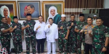 Danrem 071 Dampingi Pangdam IV/Diponegoro Melaksanakan Halal Bihalal Dengan Habib Lutfhi Bin Yahya