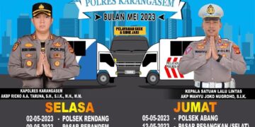 Program “Tedun Banjar” Polres Karangasem di Bulan Mei, Dukung Pelayanan Presisi
