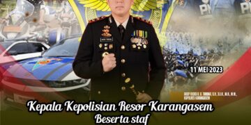 Kapolres Karangasem Beserta Staff dan Jajaran Mengucapkan Dirgahayu POM TNI 2023