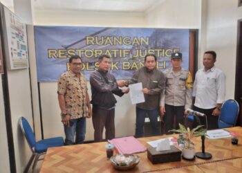 Mengedepankan Restoratif Justice Polsek Bangli Lakukan Mediasi Korban dan Pelaku