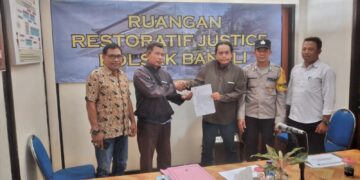 Mengedepankan Restoratif Justice Polsek Bangli Lakukan Mediasi Korban dan Pelaku