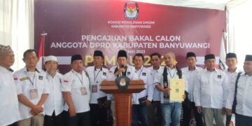 50 Bacaleg Partai Bulan Bintang Resmi Daftar di KPU Banyuwangi