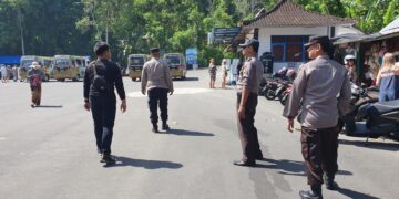 Ciptakan Kondisi Aman, Polsek Abang Pantau Terminal Kemuda Lempuyang