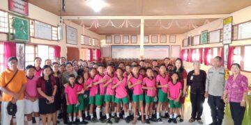Cegah Kekerasan Seksual, Bhabinkamtibmas Desa Kertha Mandala Berikan Pembekalan di SDN 3