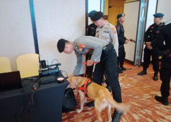 Pertemuan ASEAN SOMTC di Bali, Unit Jibom Sat Brimob Steril Hotel Aryaduta Kuta