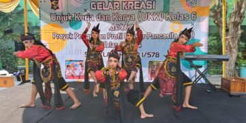 Siswa SDN Klakahrejo I/578 Surabaya, Gelar Kreasi UKK Dan P5