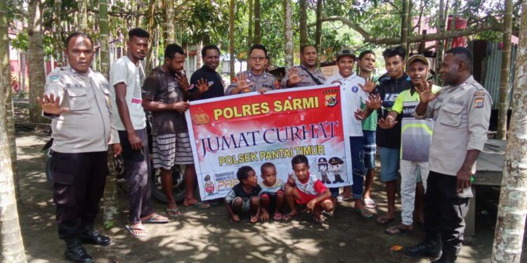Pererat Silahturahmi, Polsek Pantai Timur Gelar Acara Jum’at Curhat
