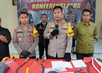 Polisi Berhasil Amankan Sejumlah Remaja Terduga Pelaku Pengeroyokan di Sepande Sidoarjo