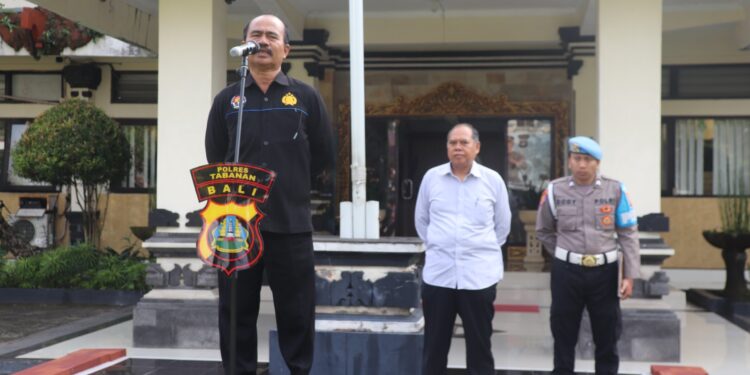 Kasi Humas Polres Tabanan Sosialisasikan Lomba Konten Kreatif Hari Bhayangkara Ke-77