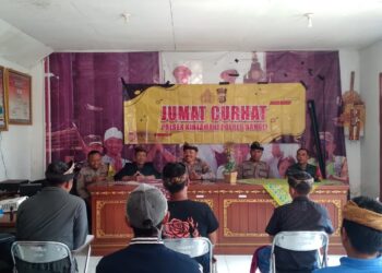 Melalui Jum’at Curhat, Polsek Kintamani Serap Aspirasi Masyarakat Desa Bonyoh